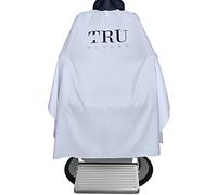 TRU BARBER Hairdressing Cape XXL, With Silicone Collar, 100% Polyester, Lightweight and Water Resistant, Professional Salon Cape with Snap Closure for Haircutting.