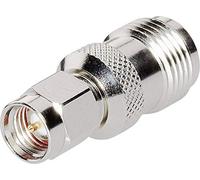 TRU Components 1579359 Adapter TNC Reverse-Female SMA Male Pack of 1