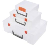 TRU Components Assortment Box (L x W x H) 365 x 270 x 124 mm Number of Compartments: 5 Variable Dividers Including Handle Contents 3 Pieces