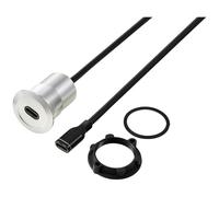 TRU COMPONENTS TC-13376300 USB-C socket to socket 1 m cable silver...
