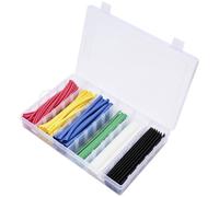 TRU COMPONENTS TC-13388824 Heatshrink set Black Green Red White Bl...