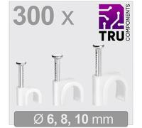 TRU COMPONENTS TC-13448476 T24CA131 Cable clips Black Ø 3-12mm 400 pcs