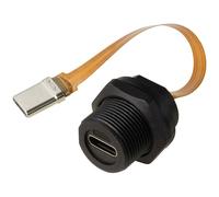 TRU COMPONENTS TC-13543620 USB-C cable 3.1 speed FPC Flat 0.1 m