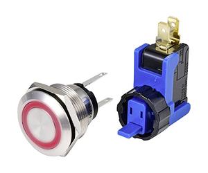 TRU COMPONENTS TC-9201352 Push Button 250 V 15 A 1 x On/Off IP65 Switch 1 Piece