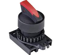 TRU Components TC-9860124 S2SRN-S5R Wahltaste Knebel Rot 2 x 60°