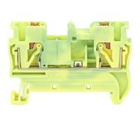 TRU Components TC-JPT2.5-PE Plug-in clamp 5.2 mm fast Number of poles (Num): 2 0.2 mm² 2.5 mm² Green,Yellow 1 pc.
