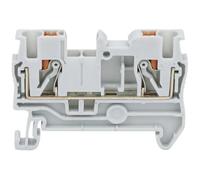 TRU COMPONENTS TC-JPT6 Grey passage clamp 8.2 mm fast number of poles (num): 2 0.5 mm² 6 mm² grey 1 pc