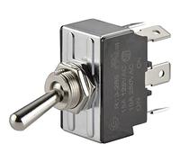 TRU Components TC-R13-28B-01 Toggle Switch 250 V/AC 10 A 2 x ON/ON Latching 1 pc