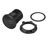 TRU Components USB-33-BK female socket panel thickness: 1-10 mm TC-9534340. Contents: 1 piece
