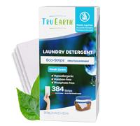 Tru Earth Compact Dry Laundry Detergent Sheets (Made in Canada) Bulk up to 768 Loads (384 Sheets) - Paraben-Free - Original Eco-Strip Liquidles