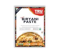 TRU Flavors Hyderabadi Biryani Paste | Just Add Rice & Chicken, Mutton, Paneer | Ready in 30 Mins | Serves 4-6 | Made with Ghee | No Preservatives | Ready To Cook Indian Masala Gravy | 250g