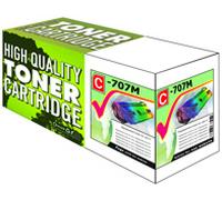 Tru Image 1C_707M High Yield Magenta Laser Toner Cartridge Compatible with Canon 707M
