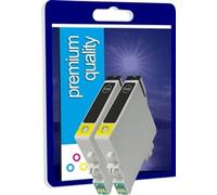 Tru Image 551BKTW Premium High Yield Twin Pack Compatible Black Ink Cartridges for T055140, 2 x 18ml