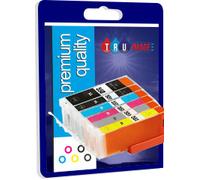 Tru Image C-570-571Set-6 Compatible 6 Colour Multipack for Canon PGI-570XL / CLI-571XL Ink Cartridge