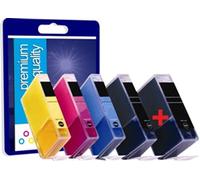 Tru Image canon cli-521 printer ink Premium PGI 520BK and CLI-521 BK/C/M/Y Compatible Ink Cartridges, 78ml