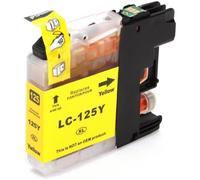 Tru Image LC125XL Compatible Brother LC125XL Yellow Ink Cartridge (High Capacity LC-125XLY Inkjet Printer Cartridge