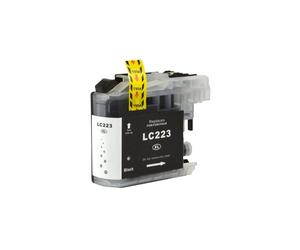Tru Image LC223BK-COMP Brother LC223 Black Ink Cartridge Compatible LC223BK Inkjet Printer Cartridge