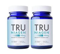 TRU NIAGEN NAD+ Supplement 300mg x 60 Capsules 2 Month Supply, Clinically Studied & Proven to Generate NAD, Niacin as Nicotinamide Riboside Contributes to the Reduction of Tiredness & Fatigue, 1 Daily