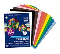 Tru-Ray Construction Paper, 76 lbs., 9 x 12, Assorted, 50 Sheets/Pack - Sold As 1 Pack