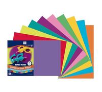 Tru-Ray Pacon Construction Paper Assortments, 12-Inches by 18-Inches, 50-Count, Bright Assorted (102941)