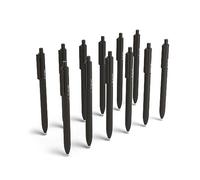 TRU RED Retractable Quick Dry Gel Pens, Medium Point, 0.7mm, Black, 24/Carton (TR54498-CCVS)