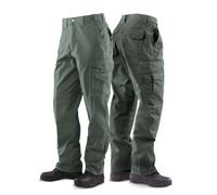 Tru-Spec 24-7 Original Tactical Pants for Men - Durable, Water-Resistant Cargo Work Pants with Concealed Carry and Knee Pad Openings, Olive Drab - 52W x 37L