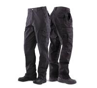 Tru-Spec Men's 24-7 Series Original Tactical Pant - Reliable Pants for Men - Ideal for Hiking, Camping, EMT, and Tactical Use - 65% Polyester, 35% Cotton - Black - 30W x 32L