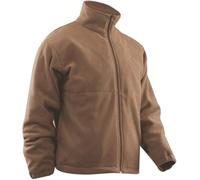 Tru-Spec Men's Polar Fleece Jacket, Coyote, Medium Long