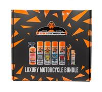 Tru-Tension | Luxury Motorcycle Bundle | Ultimate Clean & Lube Bundle | Motorcycle Tools & Accessories | 7 Piece Motorcyle Kit