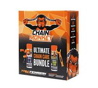 Tru-Tension | Ultimate Chain Care Bundle | Perfect For Road Riding, Off-Road, Commuting & Touring | Motorcycle Tools & Accessories | 4 Piece Motorcyle Kit