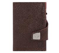 Tru Virtu Click & Slide credit card case wallet RFID leather 6.5 cm brown