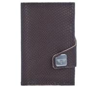Tru Virtu Click & Slide credit card case wallet RFID leather 6.5 cm brown