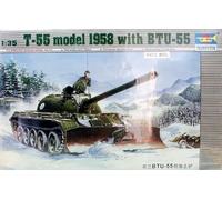 Trumpeter 00313 - 1:35 Russian Tank T55 with BTU-55 - New