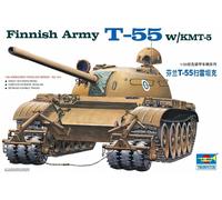 TRUMPETER 00341 1:35 Finnish Army T-55 w/KMT-5