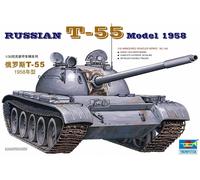 TRU00342 - Trumpeter 1:35 - T-55 Russian (Mod.1958) MBT