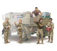 Trumpeter 1:35 - Modern US Soldiers Logistics Supply Team