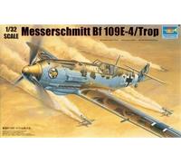 Trumpeter 02290 Messerschmitt Bf 109E-4/Trop Aircraft Plastic Kit 1/32 Scale-T48