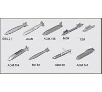 TRU03305 - Trumpeter 1:32 - Aircraft Weapons: USAF Smart Bombs