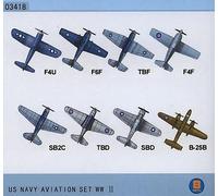 Trumpeter 03418 - 1:700 Aviation Set US Navy WW II - New
