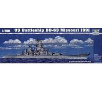 TRU05705 - Trumpeter 1:700 - USS Missouri Battleship BB-63 1991
