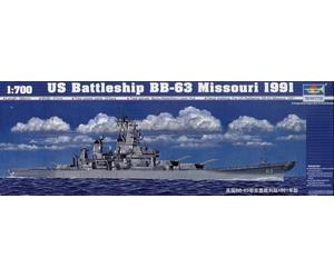 TRU05705 - Trumpeter 1:700 - USS Missouri Battleship BB-63 1991