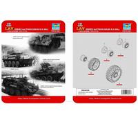 TRU06607 - Trumpeter 1:35 - LAV Series 8x8 Tyres 325/85/R16 XML