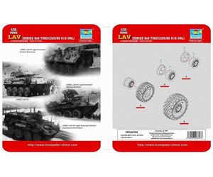 TRU06607 - Trumpeter 1:35 - LAV Series 8x8 Tyres 325/85/R16 XML