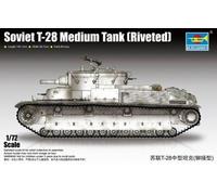 TRU07151 - Trumpeter 1:72 - Soviet T-28 Medium Tank (Riveted)