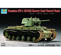 Trumpeter Model Kit Tank KV-1 Russian (Mod.1942) 1:72 Heavy Cast Turret