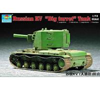 Trumpeter Model Kit 07236 1/72 Russian KV Big Turret Tank