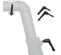 TrubliFit Replacement Seat & Handlebar Slide Adjustment Handles - L Handle for Peloton Bike & Bike+ - Aluminium, 2-Pack