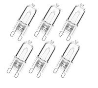 Trubuyware G9 Halogen Bulbs 40W, G9 Halogen Light Bulbs Warm White 2700K, Capsule Bulb Dimmable 230V for Ceiling Lights, Crystal Lamps, Chandeliers，Ovens, Microwave, Non Flicker,6 Pack