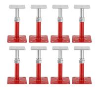 TRUCFUSION 5-8" House Floor Jacks, Adjustable Mini Screw Jacks, Foundation Jacks Post 5000lbs for Leveling The Basement Floor, 8PCS