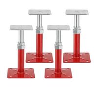 TRUCFUSION 5-8" House Floor Jacks Adjustable Screw Jacks Post, Foundation Jacks for Leveling The Basement Floor, Load Capacity 5000lbs, 4PCS